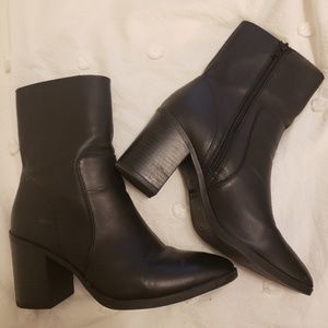Mid-Calf Black Boots